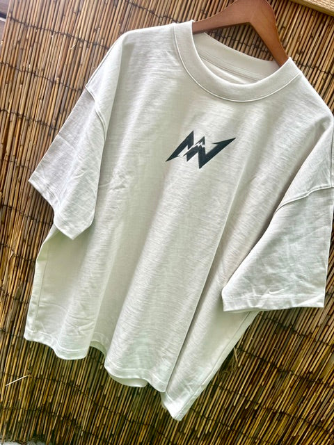 Bone White Boxy Tee