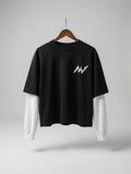One Piece Two Tone long sleeve