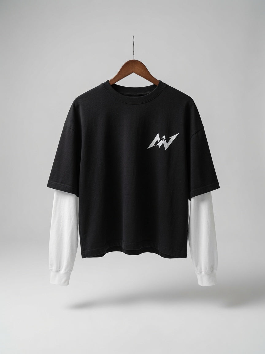 One Piece Two Tone long sleeve